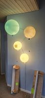 4er Set BROKIS Memory Ballon-Wandleuchten (Glas)