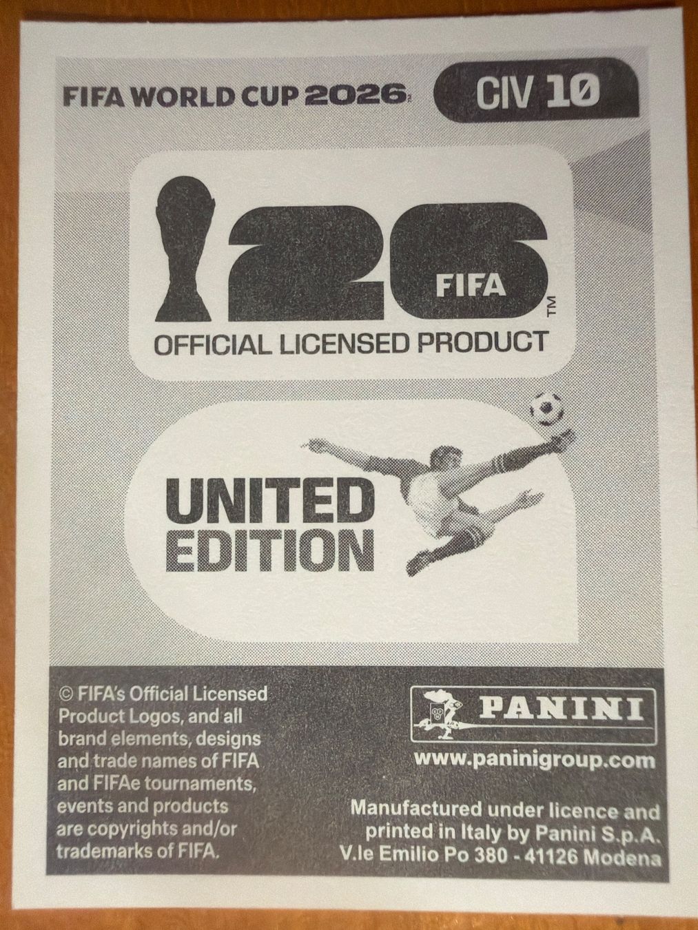Panini Sammelbilder & Trading cards: Panini CIV10 – Neu (gemäss Beschreibung) aus Susten von Rechnun 1