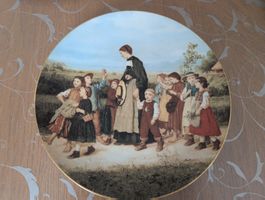 Assiette décorative de 1987 "Schulspaziergang"