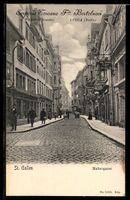 AK St. Gallen, Blick in die Multergasse