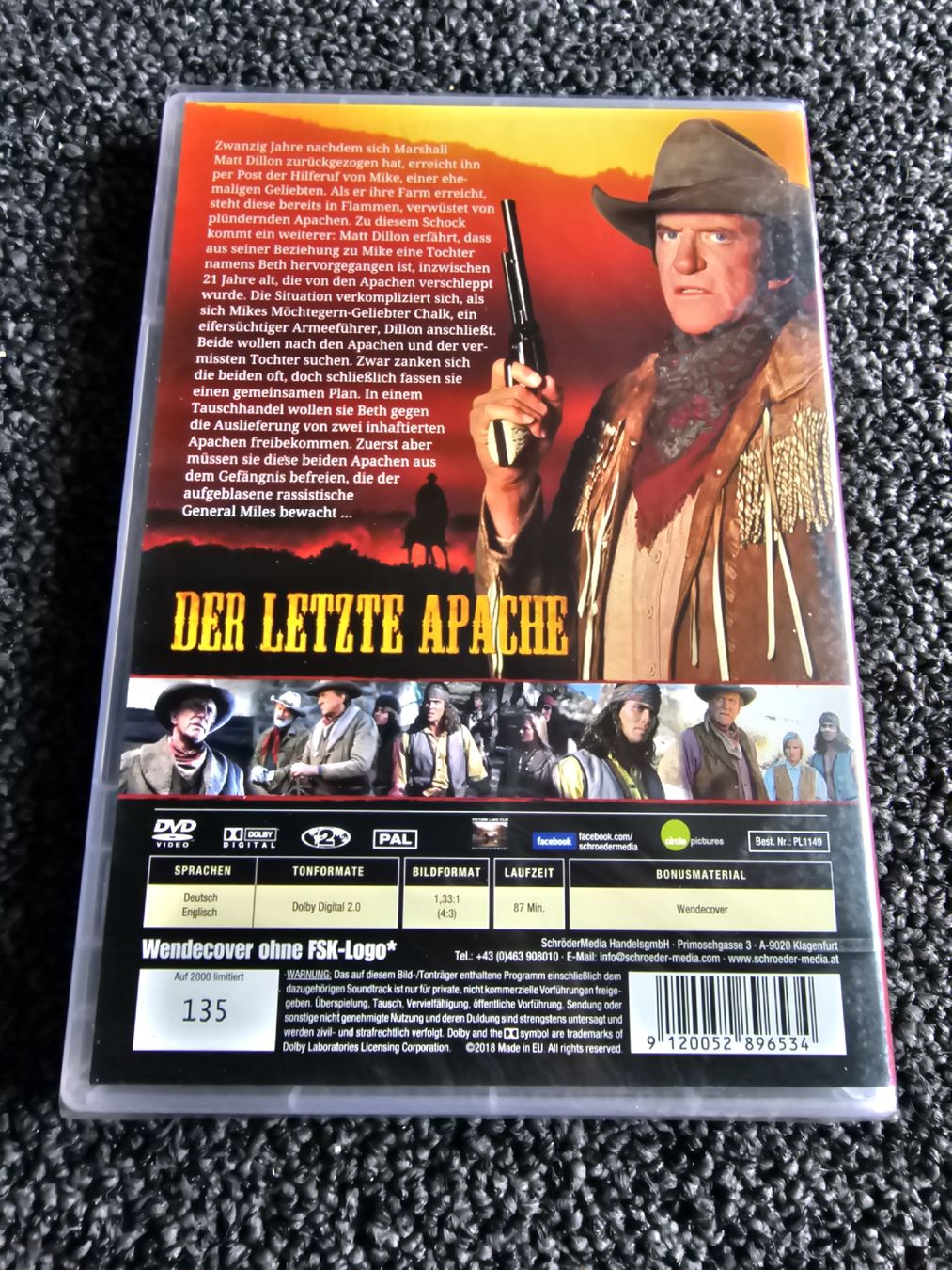 Tous les DVDs: DVD Der letzte Apache Neuverpackt – Neuf avec emballage d'origine à Ruswil par jan_bxl5 1