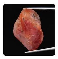 Vrai 36.90ct Natur Chalzedon Edelstein Roh aus Afrika Orange