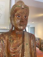 Wunderschöner, riesiger Buddha (215cm) - Topzustand!