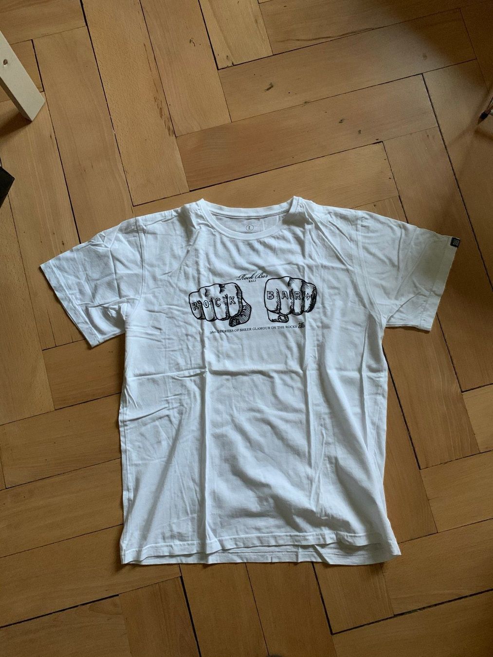 T-shirt: ROCK BAR - T-Shirt weiss L – Usato da Zürich venduto da Diazaio