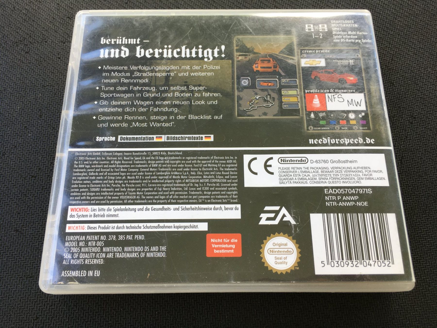Nintendo Giochi: Need for Speed Most Wanted - Nintendo DS – Usato da St.Gallen venduto da sjosjo 1