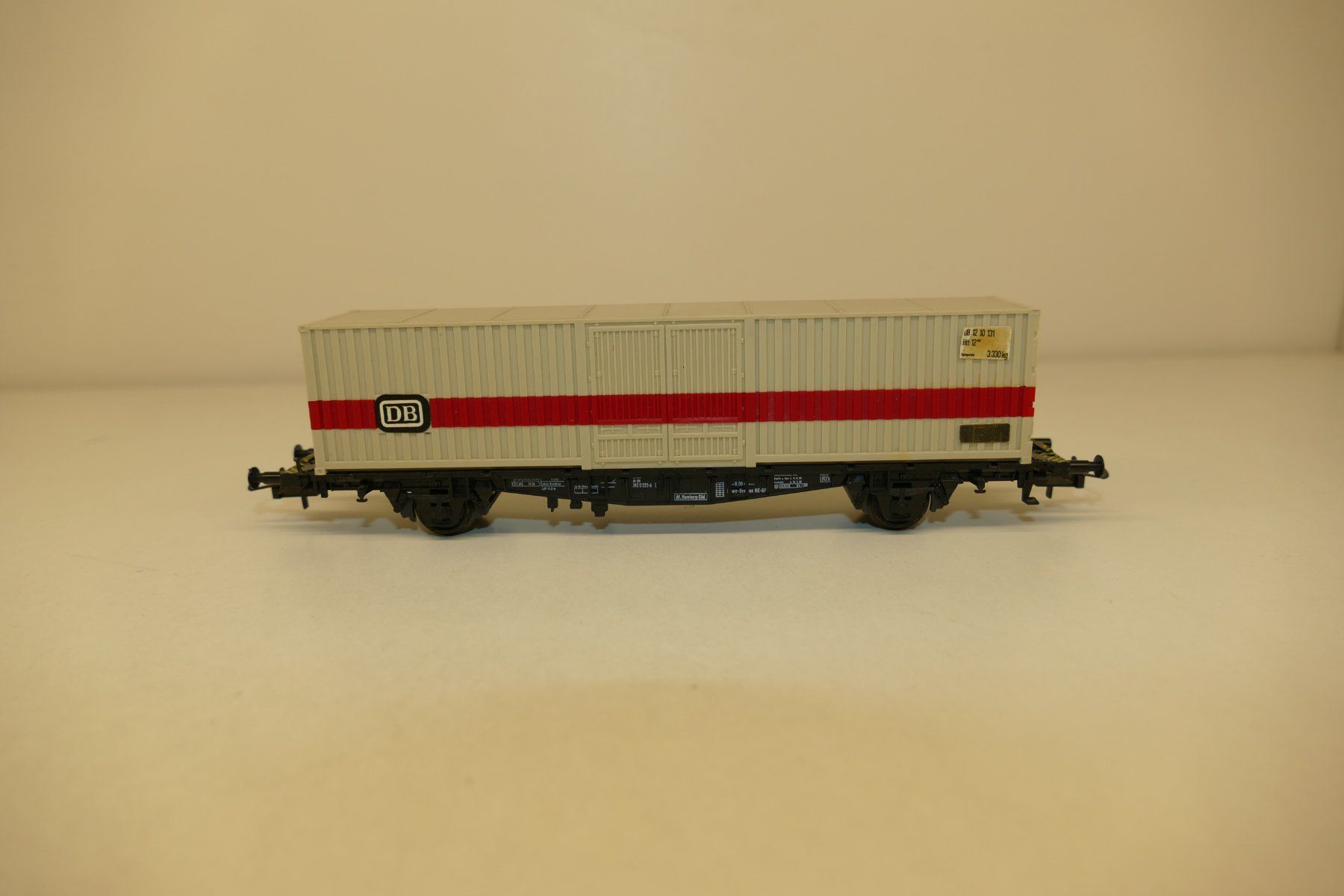 Modellini di ferrovie: Röwa H0: DB Containerwagen – Nuovo (secondo la descrizione) da Niederhasli venduto da rail-duerst