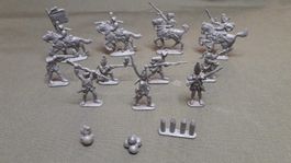 Vrai soldats de plomb 11 figurines + accessoires (Foncé)