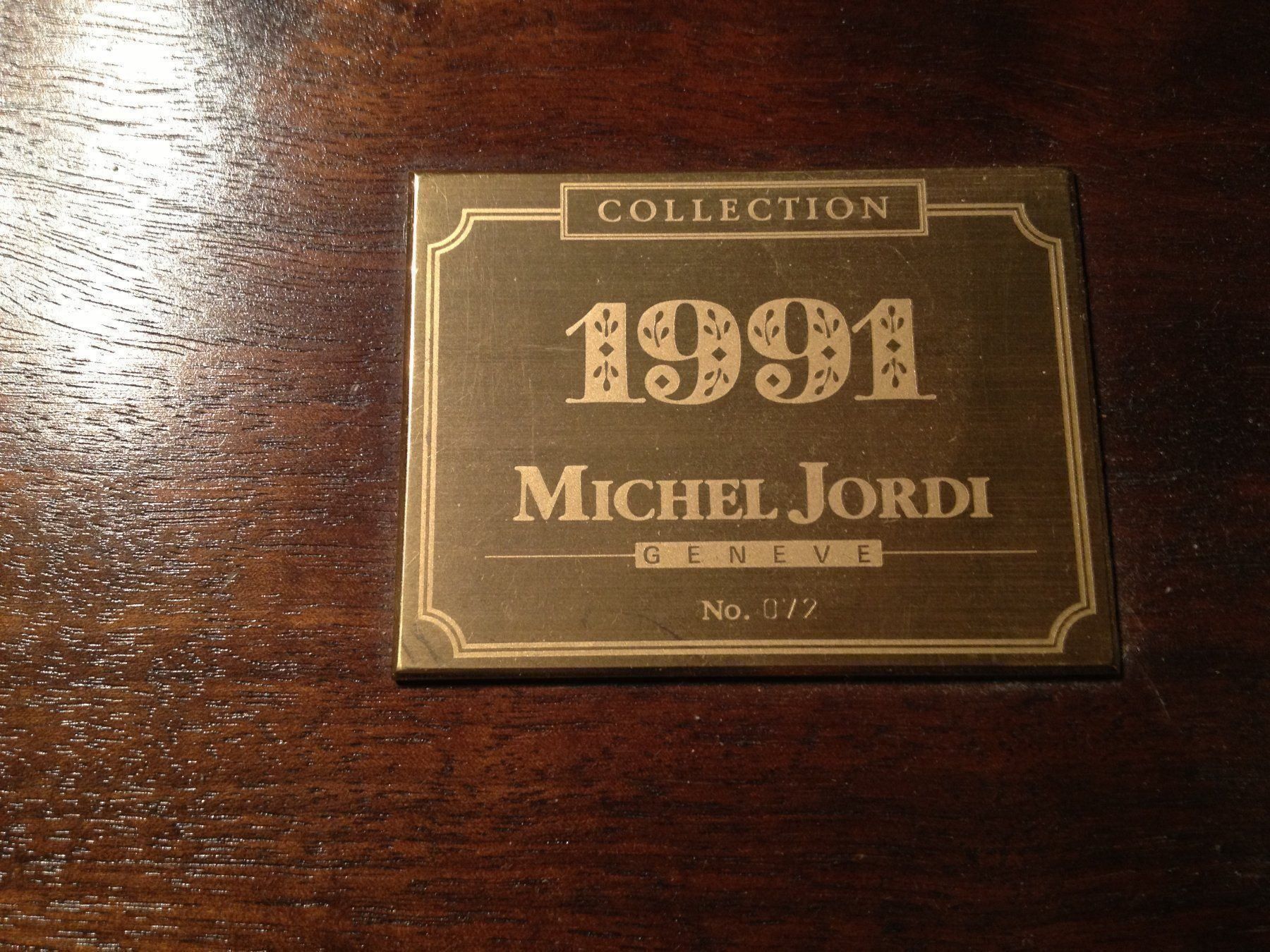 Michel Jordi Orologi: Michel Jordi Jubiläums Edition 1991 – Nuovo (secondo la descrizione) da Dübendorf venduto da knomogozu 2