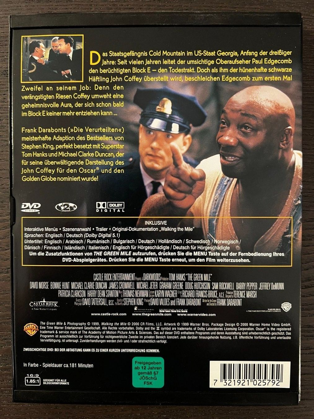 Tous les DVDs: The Green Mile – D'occasion à Zürich par FilmFreunde 1