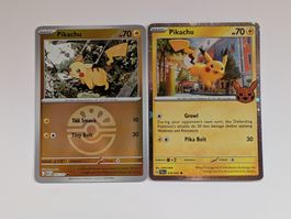 2-teiliges Pikachu-Sonderkarten-Set