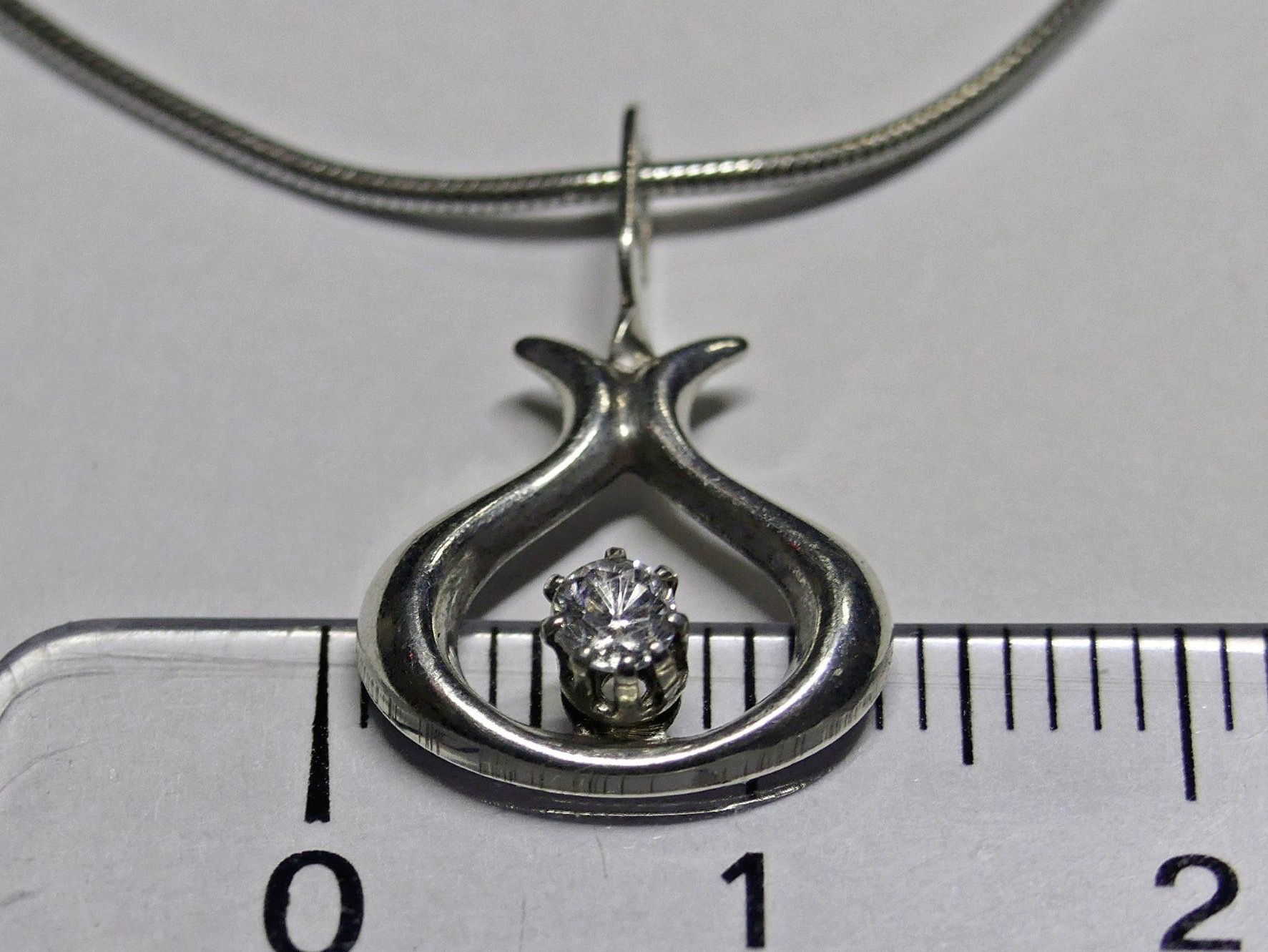 Catenine: Halskette Silber 925 mit Anhänger – Usato da Matten b. Interlaken venduto da kero71 6