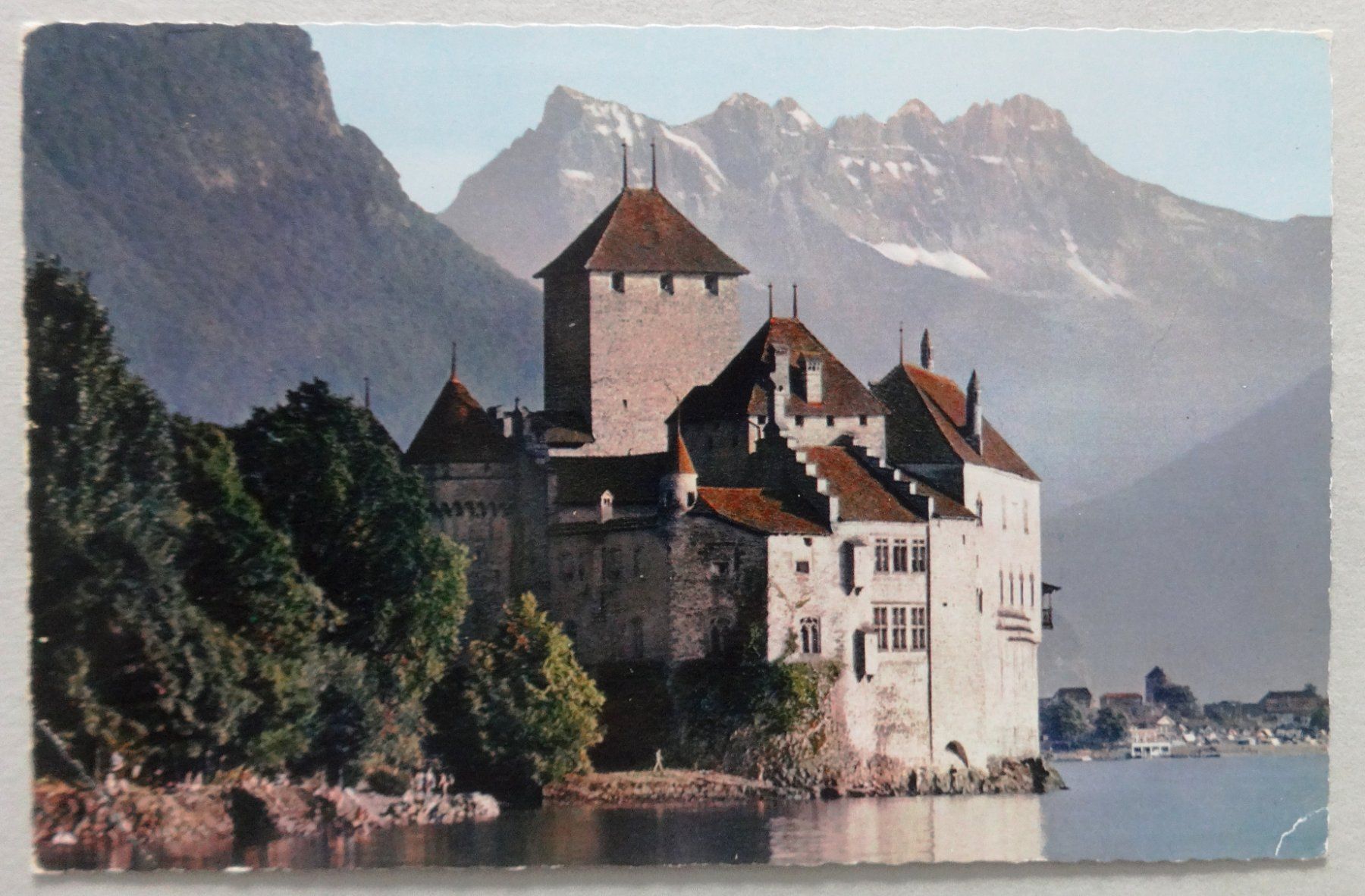 Cartoline postali: Château de Chillon et Dents du Midi – Usato da Fétigny venduto da Billy2miny