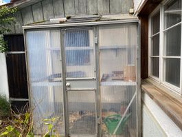 Gewächshaus Anbau aus Aluminium mit Kunststoffplatten