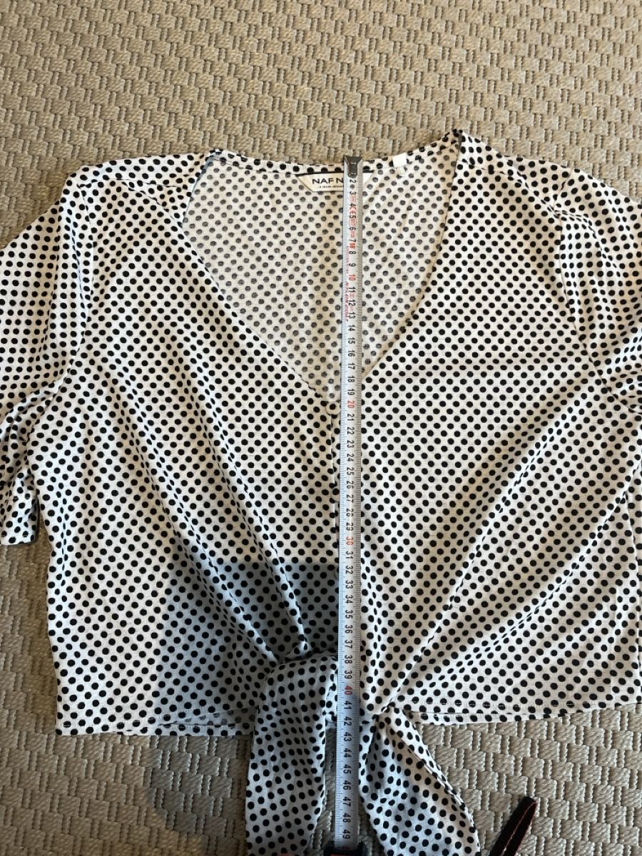 Nafnaf Camicette: Bluse mit Pünktchen Muster, NAF NAF, L – Usato da Solothurn venduto da Bobesch08 6
