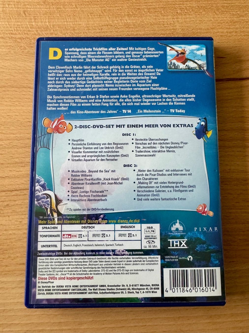 Tutti i DVDs: DVD - Nemo – Usato da Gersau venduto da walin_6442 2