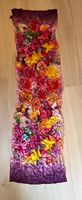 Foulard Tossi en soie 100 %  motif floral multicolore