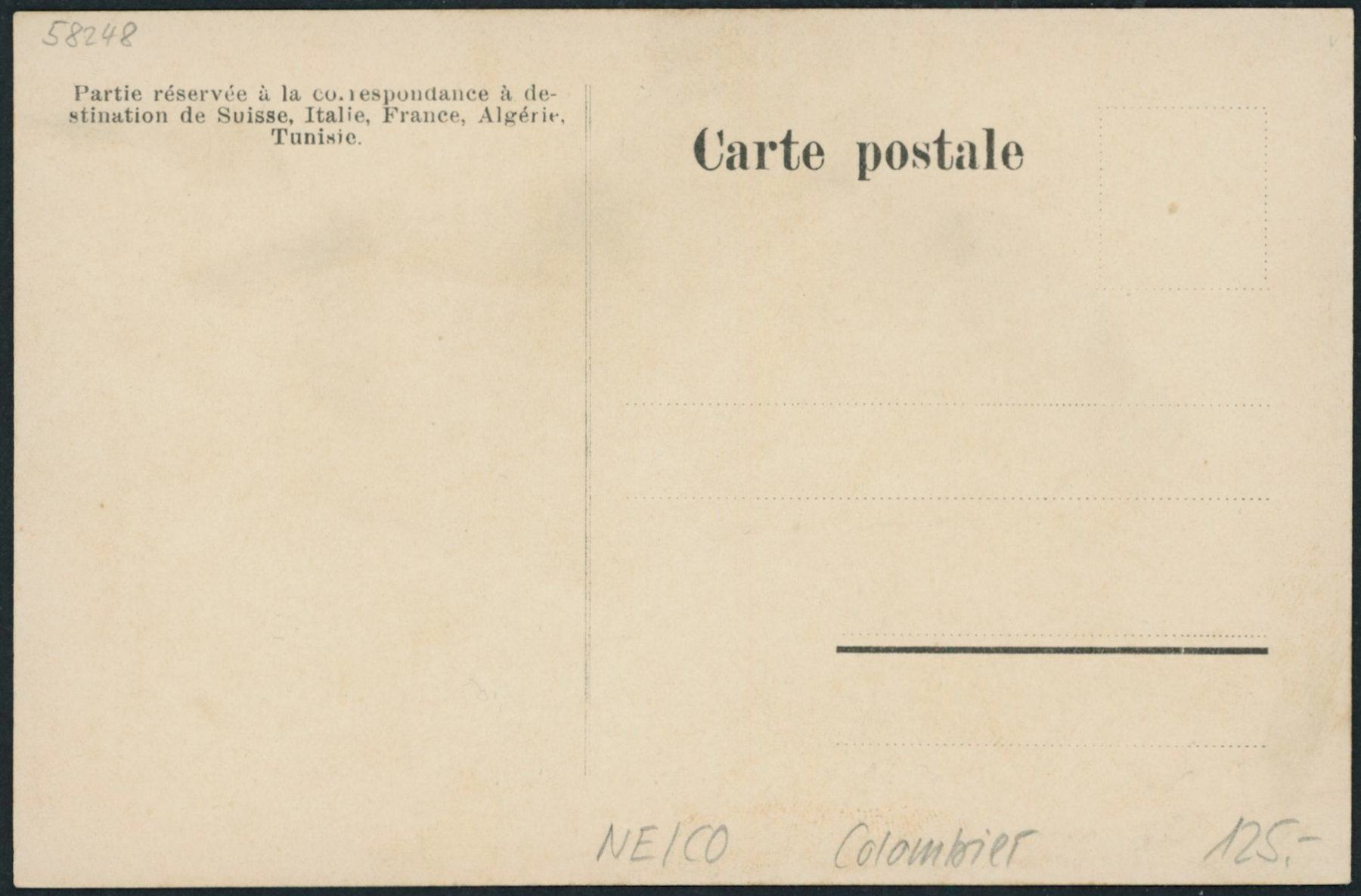 Cartoline postali: NE Colombier – Nuovo (secondo la descrizione) da Schindellegi venduto da leecollect 1