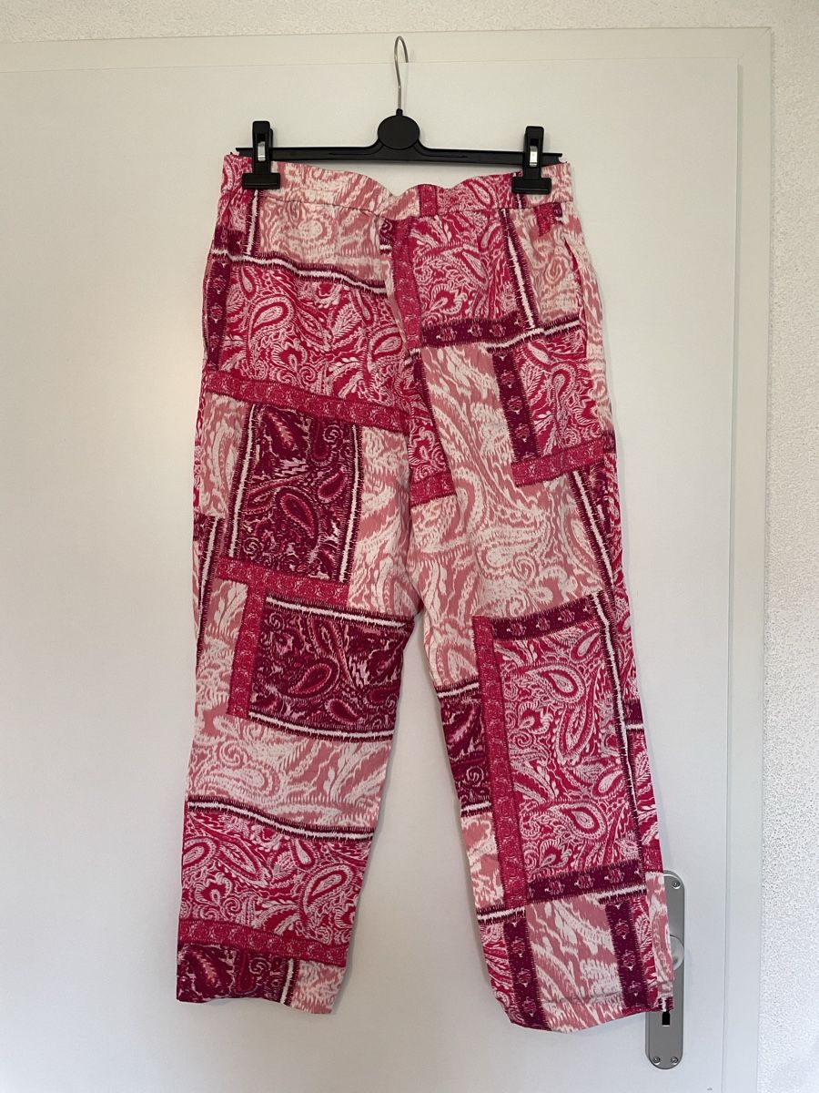 Zara Pantaloni: Pink Paisley Patchwork Trousers – Nuovo (secondo la descrizione) da Roche VD venduto da closetcleanse 4