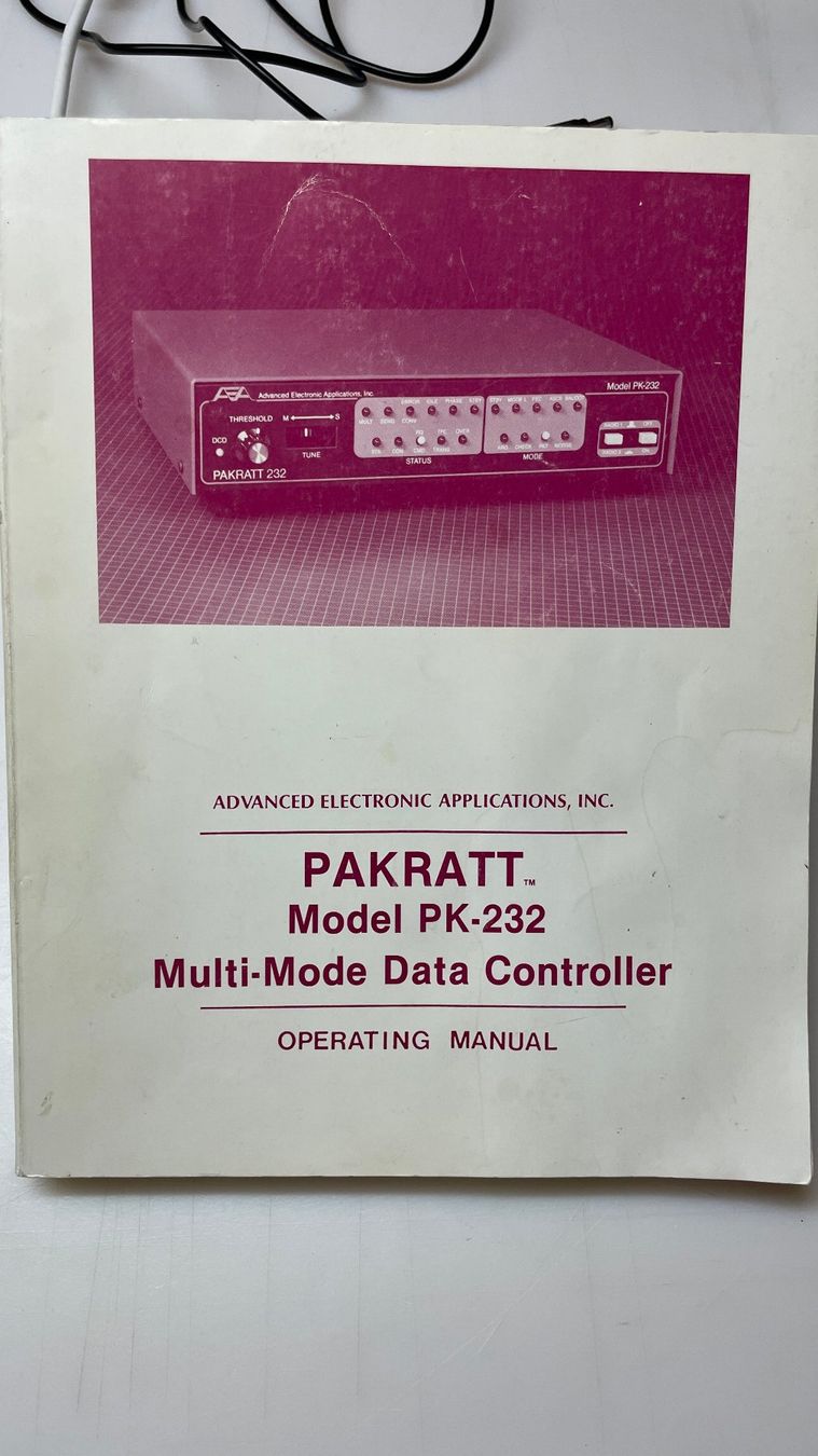 Composants électroniques: AEA PAKRATT Model PK-232 Multi-Mode Data Controller – D'occasion à Glattfelden par cybermaxx 6