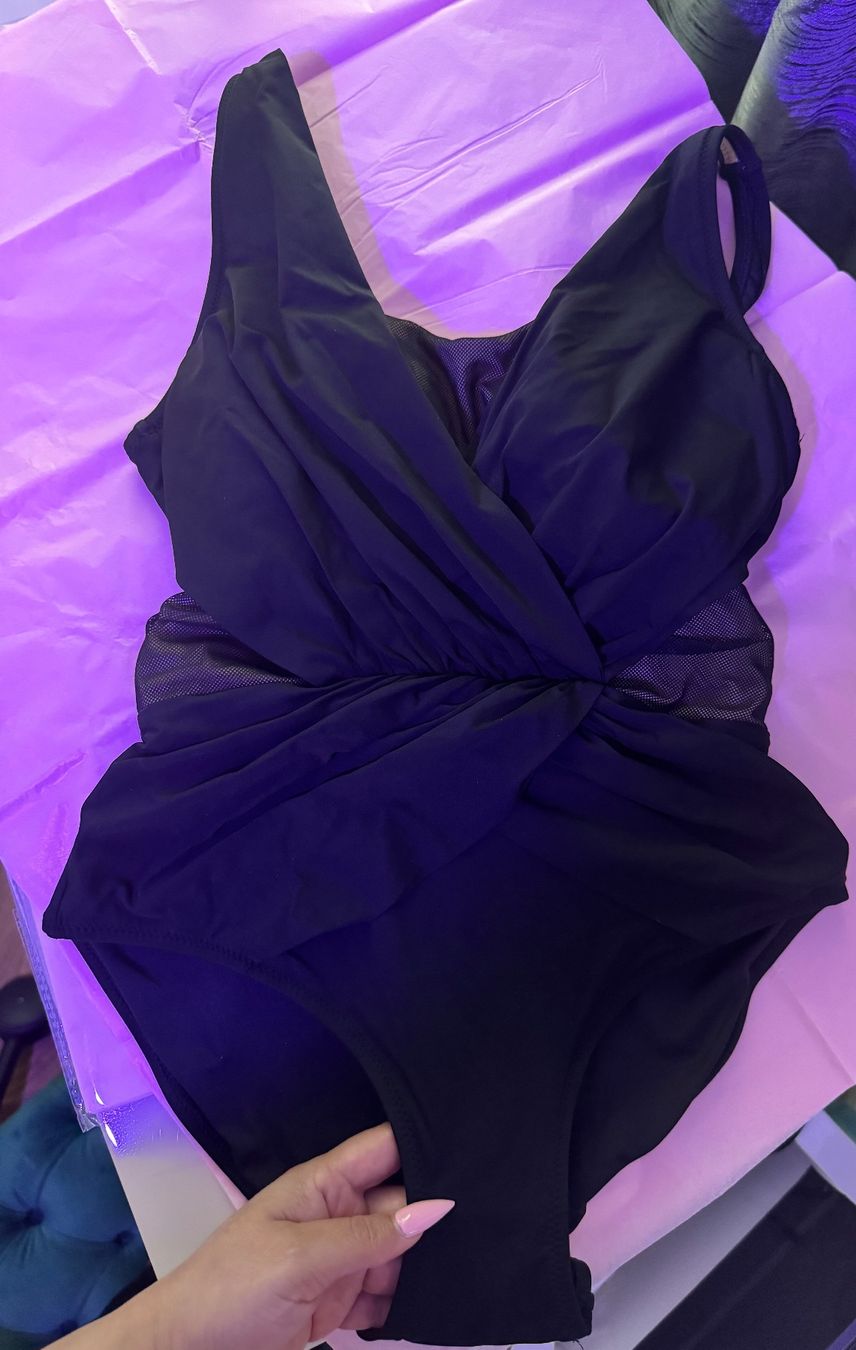 Costumi da bagno & Bikini: Schwarzer Badeanzug Gr. 38 Elegant Figurbetont – Nuovo (secondo la descrizione) da Emmen venduto da t_a_n88x