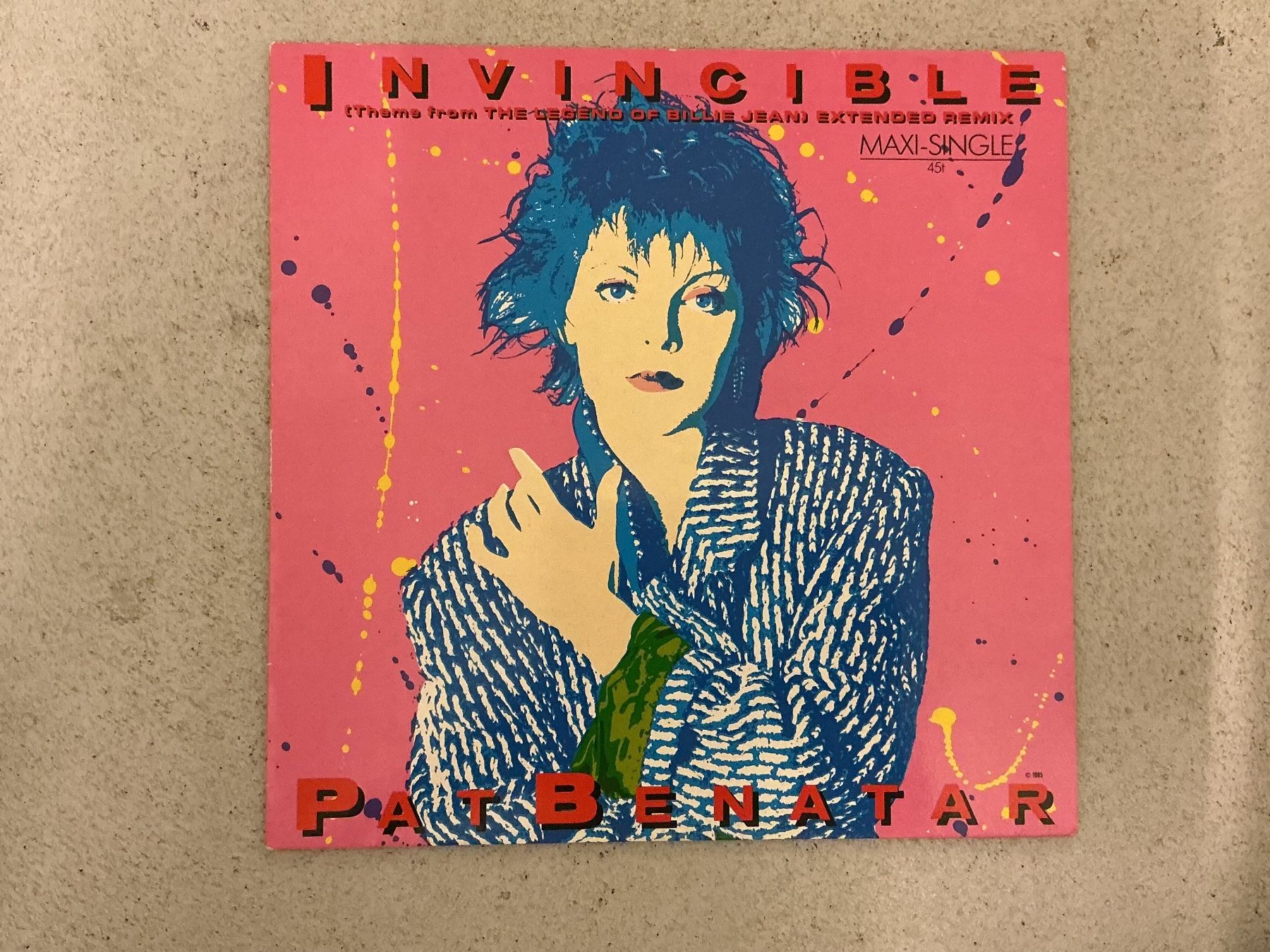 Dischi in vinile: Pat Benatar Maxi-Single - Invincible – Usato da Winterthur venduto da Tumko_7_Vinyl