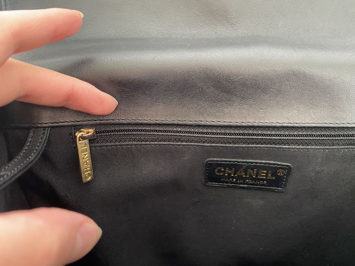 Chanel Borse da donna: Original CHANEL Boy Bag Large mit goldener Hardware – Usato da Olten venduto da ale_nb2x 6