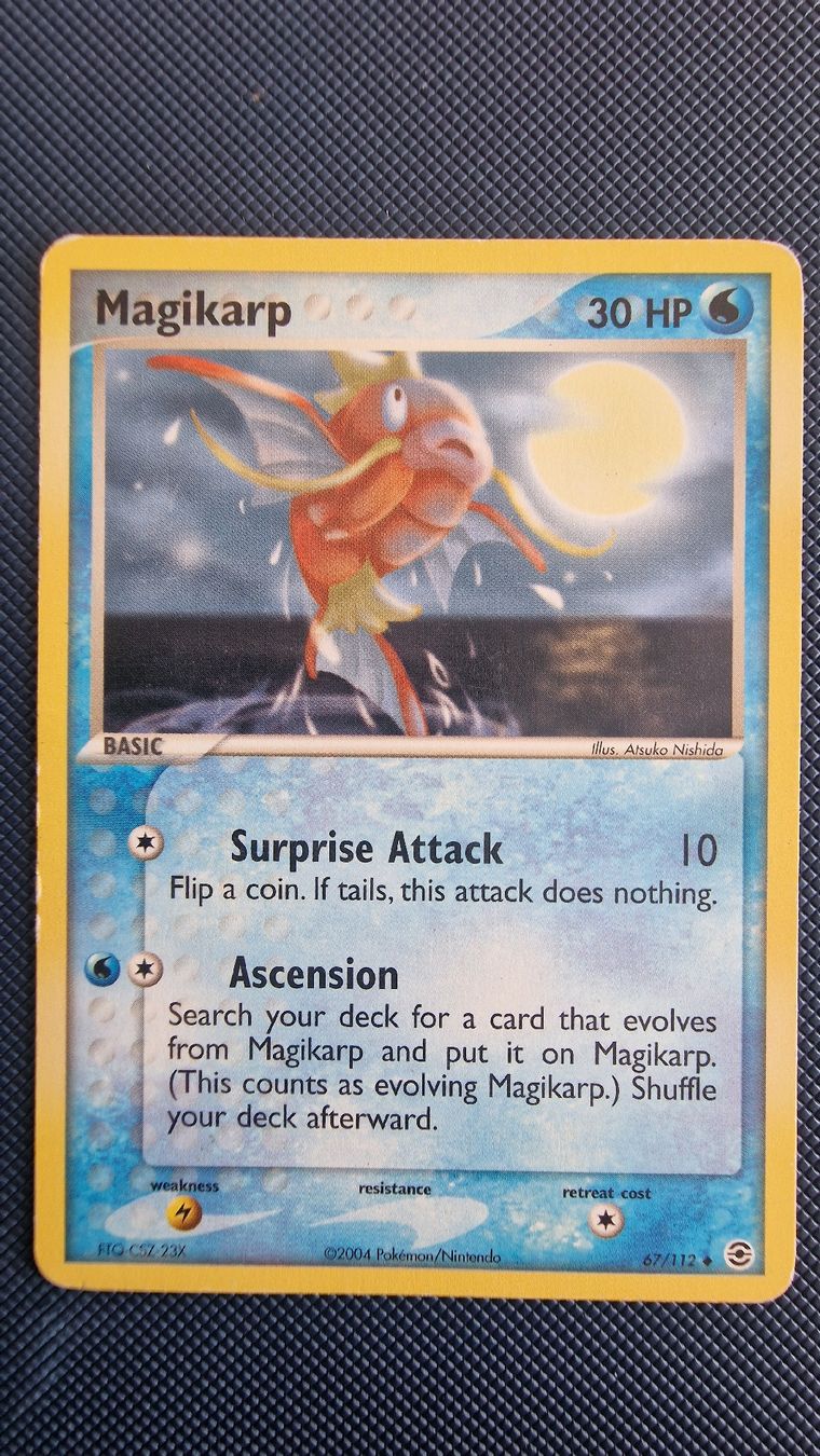 Pokémon Sammelbilder & Trading cards: Magikarp #67 – Pokémon FireRed & LeafGreen – Gebraucht aus Veytaux von PocketMonster