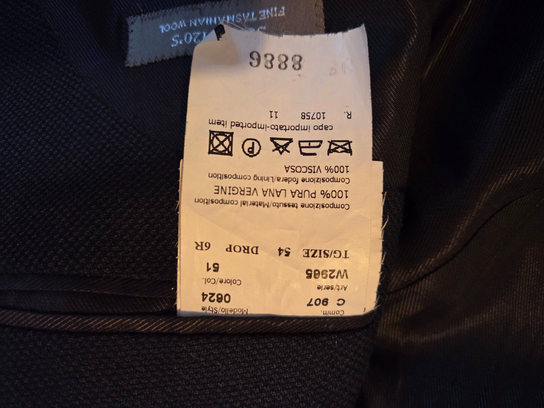 Completi: Anzug Steve and Collins 100% Wolle – Usato da Basel venduto da olivier84 2