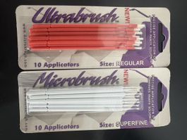 Air Brus Applikatoren - Red Regular & White Superfin