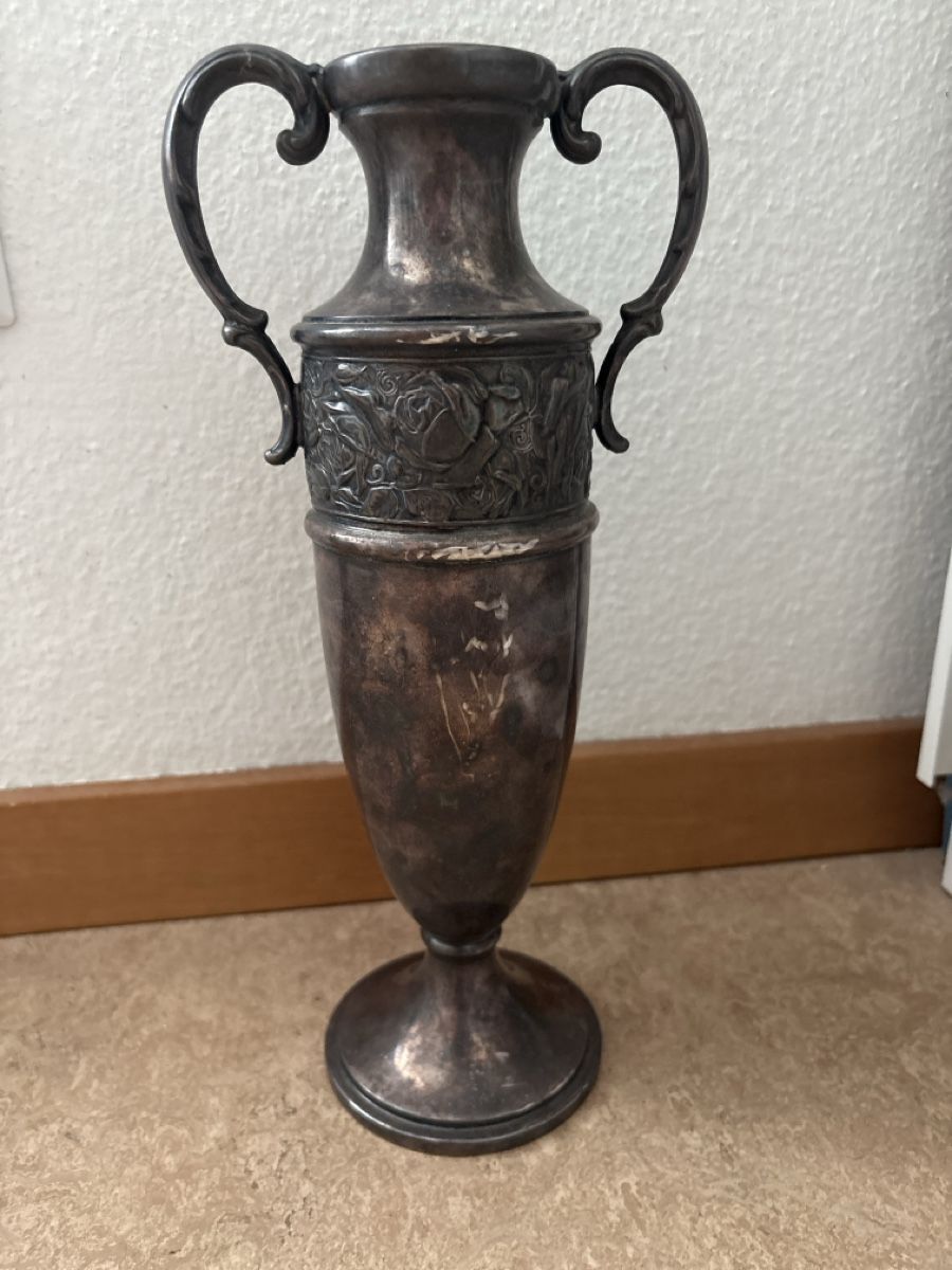 Vasi & Recipienti: Antike Metall Vase  – Usato da Erlinsbach venduto da chc_ppz5