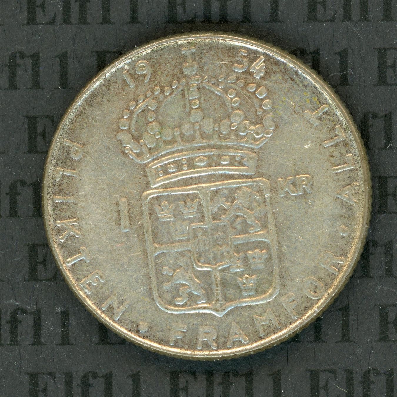 Tutti le monete: SEK___1.00 1954 -vz 1 Krone – Usato da Widnau venduto da Elf11