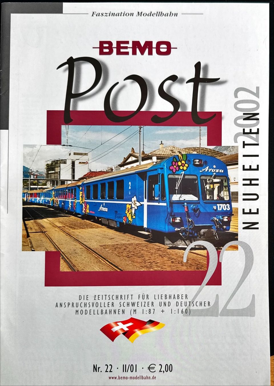 Documents: Bemo Post Nr. 22 - Neuheiten 2002 – D'occasion à Winterthur par Sawomiju