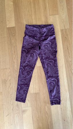 Burgunder Rote Leggins mit speziellen Muster, Grösse S, Neu!