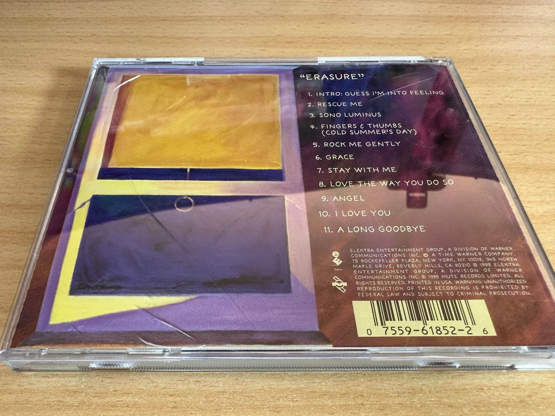 CD: Erasure – Erasure - Promo CD – Usato da Rikon im Tösstal venduto da Alpenmutz 1