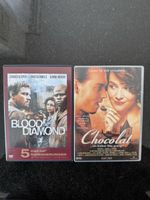 DVD Filme Blood Diamond und Chocolat, guter Zustand