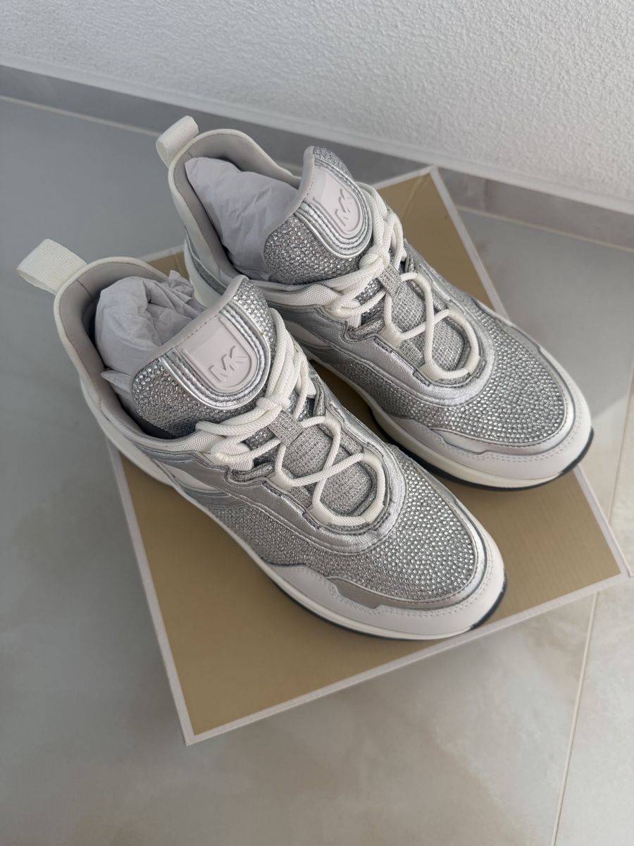 Michael Kors Scarpe da donna: Michael Kors Sneaker silber weiss neu – Nuovo e nell'imballaggio originale da Buchs AG venduto da Maison_Djana_ 2