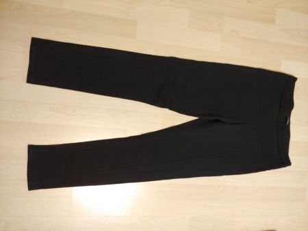 Schwarze Stoffhose von Promod, Gr. 36