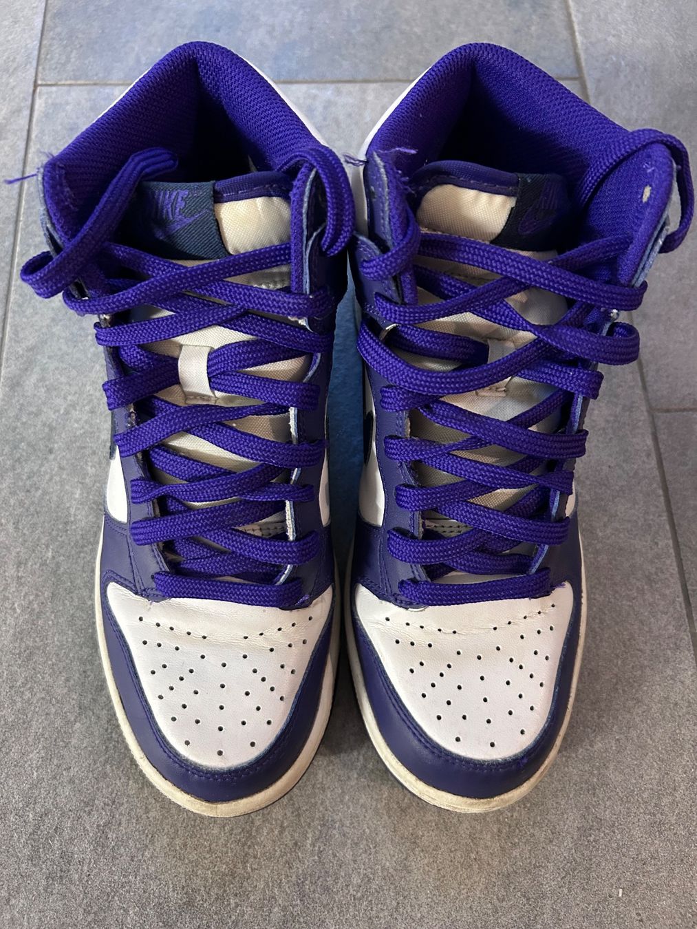 Nike Herrenschuhe: Nike Dunk high "electro violet midnight blue", Gr. 38 – Gebraucht aus Gümligen von KPrinz 1