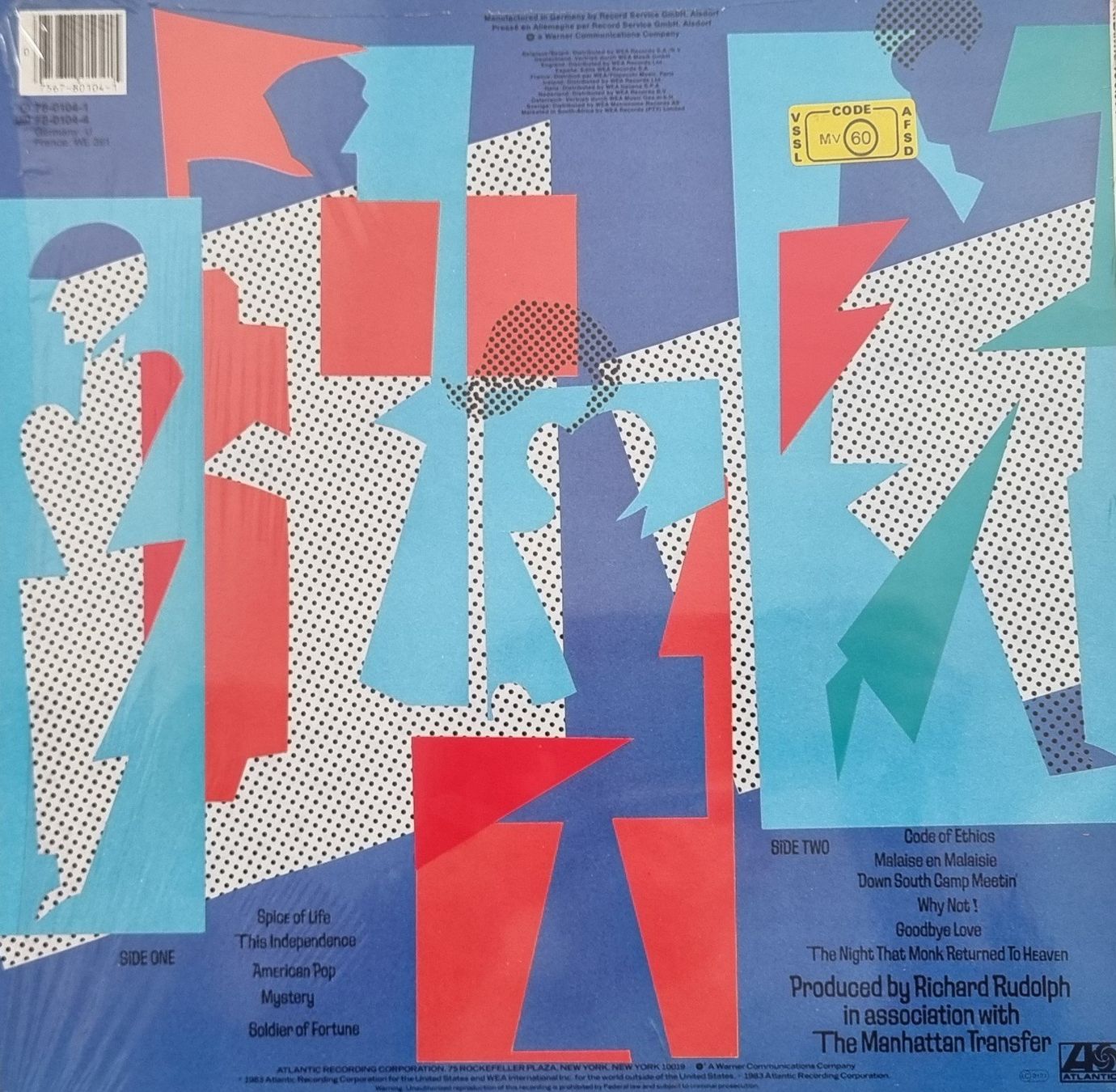 Vinyles: LP Manhattan Transfer / Bodies and Souls – D'occasion à Oetwil am See par fineli2 1