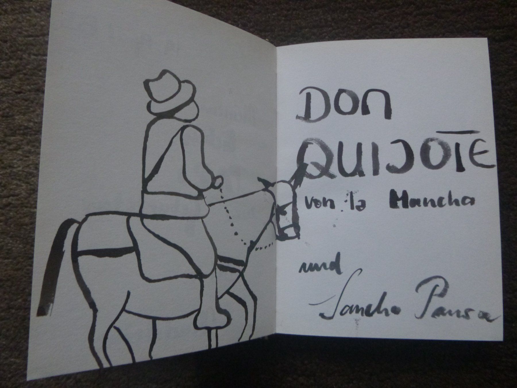Foto & Immagini: Don Quijote - Tuschezeichnungen – Usato da Diessenhofen venduto da farbschatten 1
