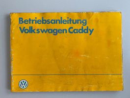 VW Caddy Betriebsanleitung (1993)