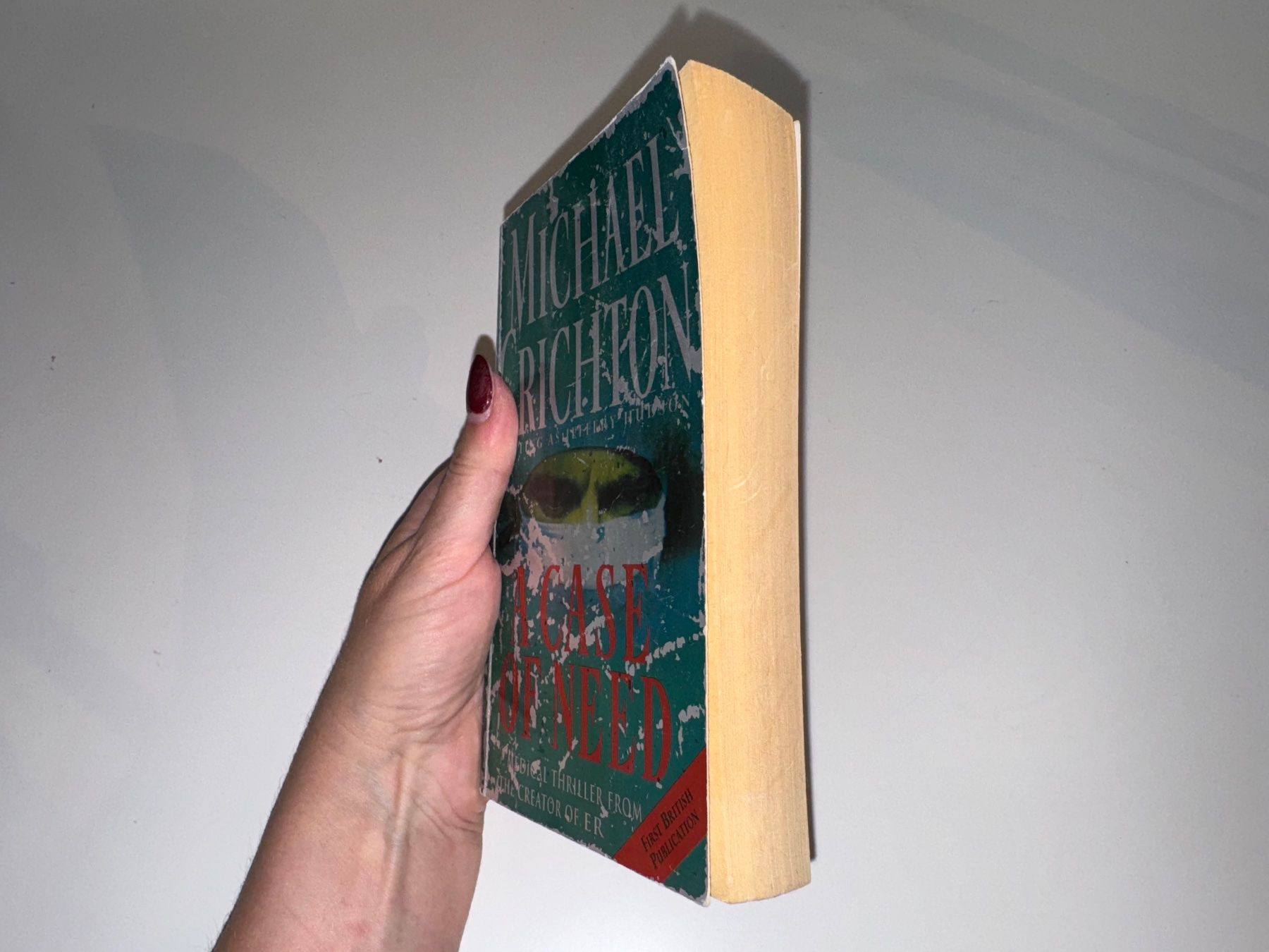 Libri: NOVEL: Michael Crichton, A case of need – Usato da Grosswangen venduto da English_books 1