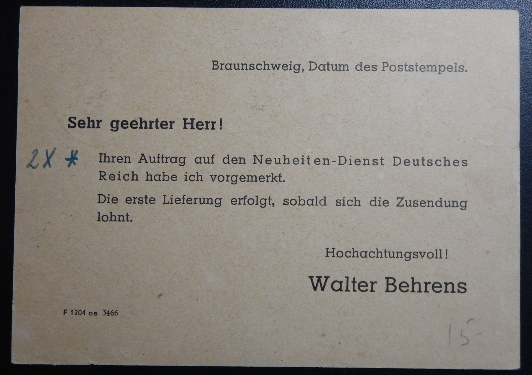 Tutti i francobolli: Deutschland Karte von 1946 – Usato da Zürich venduto da Muehlekauf 1