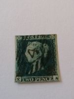 Two pence blue 1841, Platte 4 