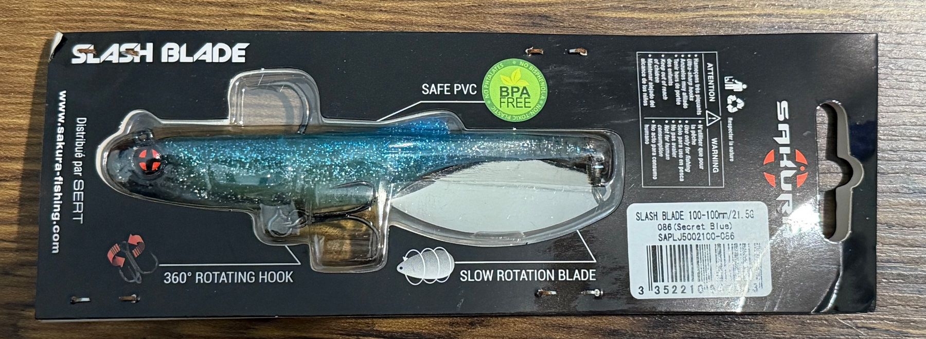 Köder: Sakura Slash Blade 4er Mixset - Set 12 – Neu und originalverpackt aus Widnau von Fishingtackle_Oggy 4