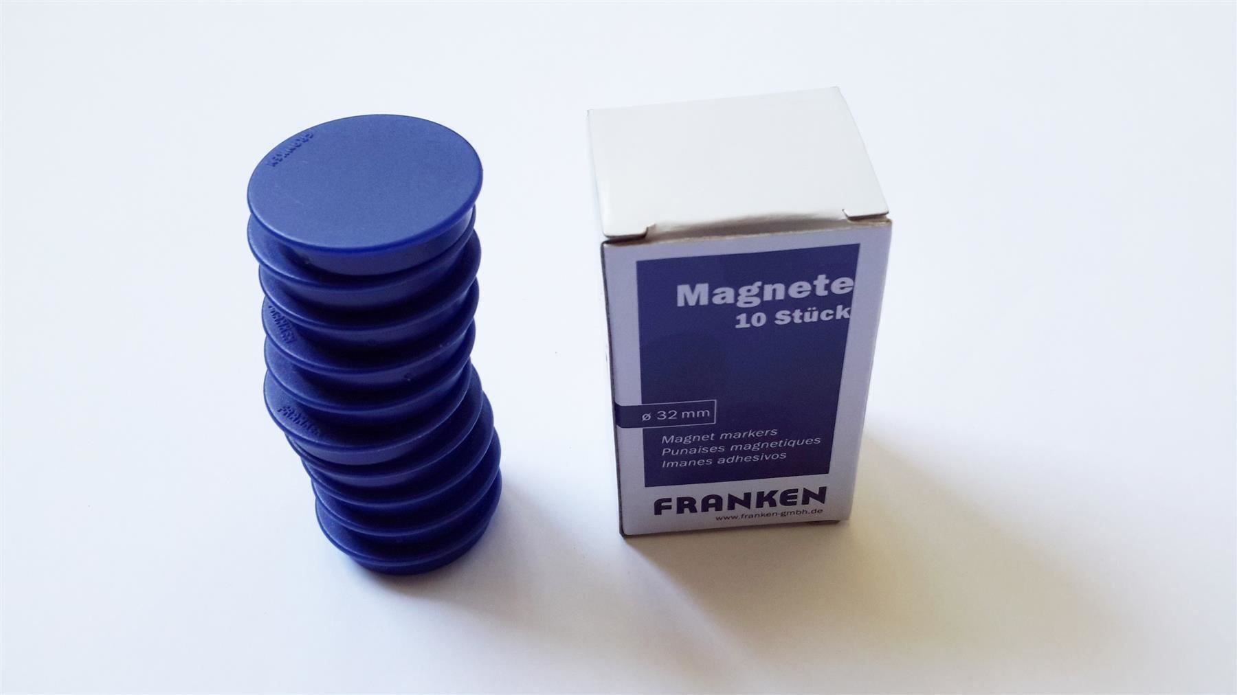 Calamite: Magnete 10 Stück, 32 mm, blau – Nuovo e nell'imballaggio originale da St. Gallen venduto da cointec 6