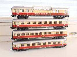 Märklin 4 x TEE Personenwagen Set H0