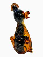 Grande sculpture de chien en pate de verre d'art de Murano