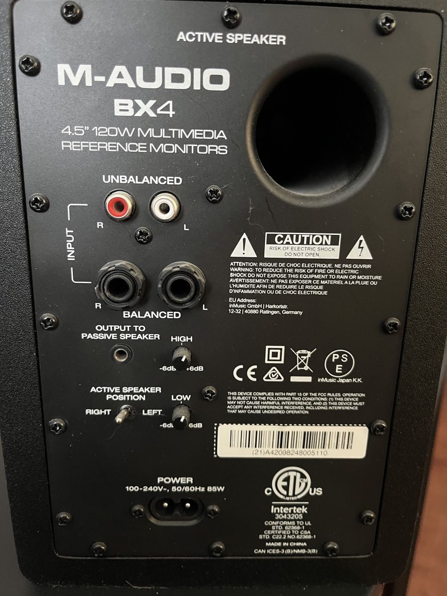 M-Audio Lautsprecher: Enceintes actives M-Audio BX4 – Gebraucht aus Sugiez von Ringothecat 1