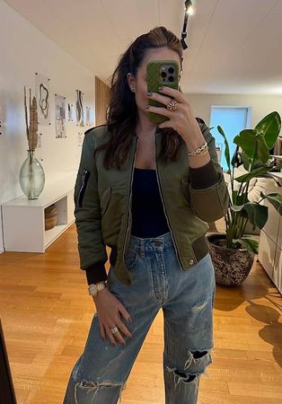 SAINT LAURENT JACKE GREEN